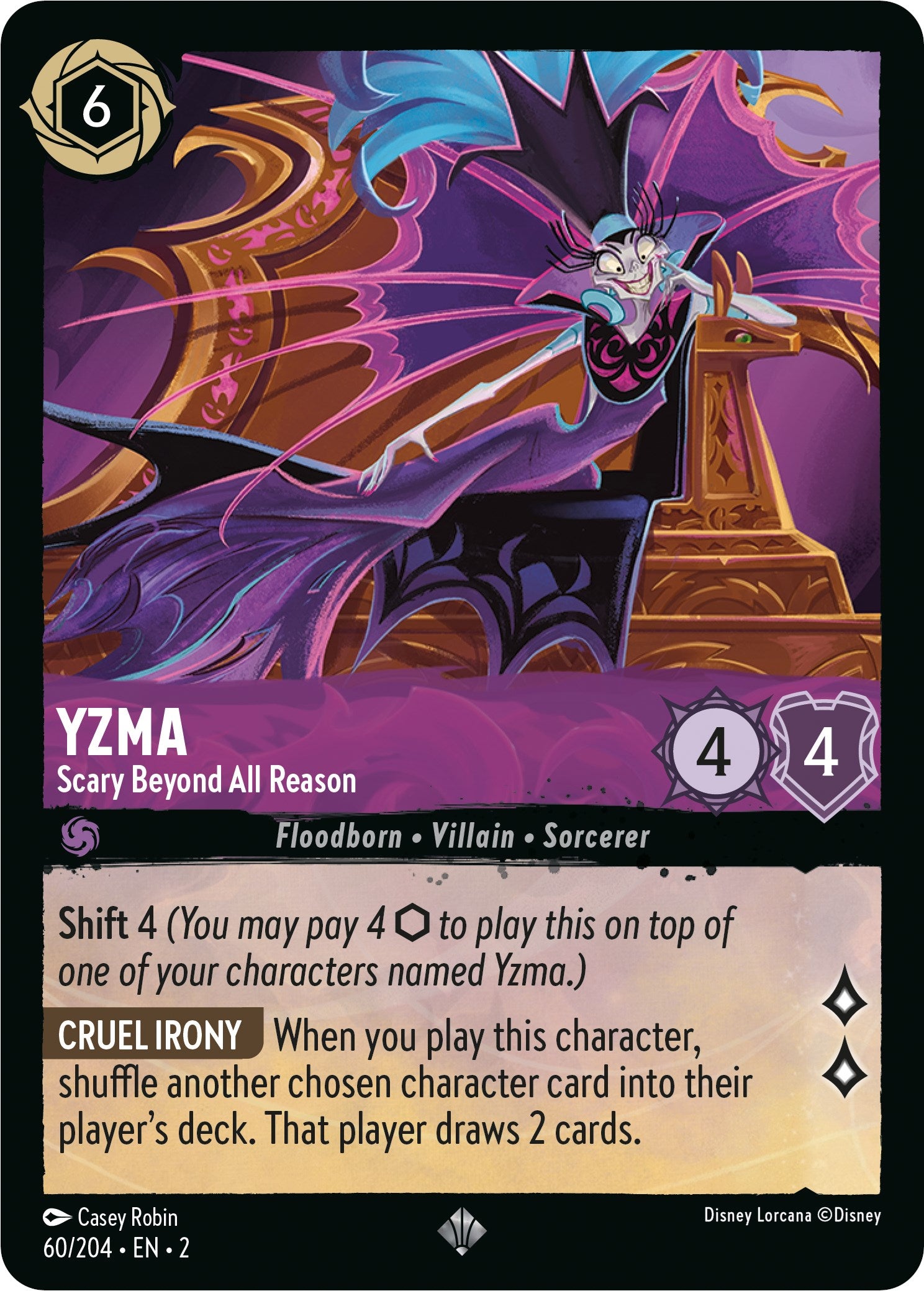 Image of Yzma - Scary Beyond All Reason (60/204) [Rise of the Floodborn]