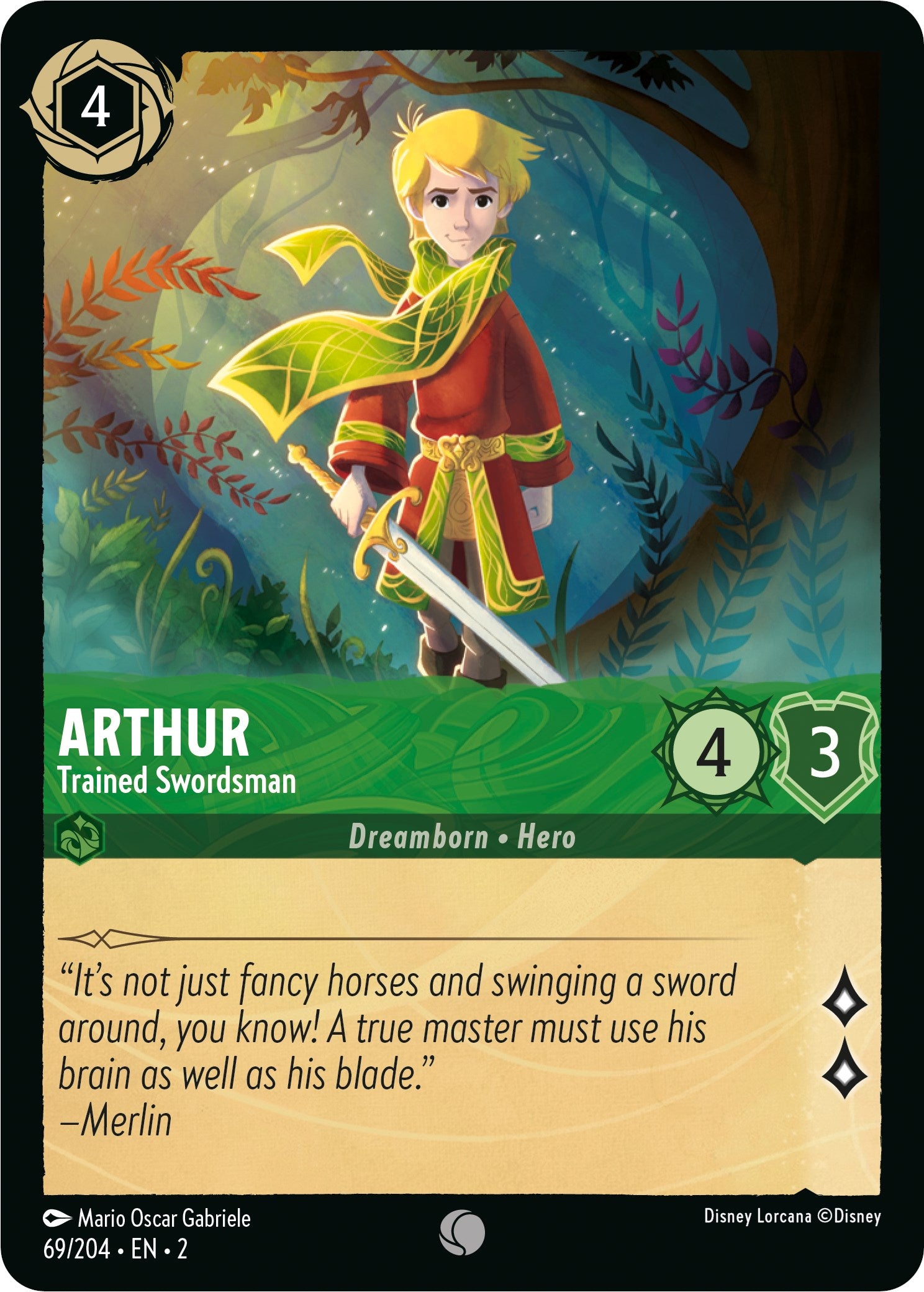 Image of Arthur - Trained Swordsman (69/204) [Rise of the Floodborn]