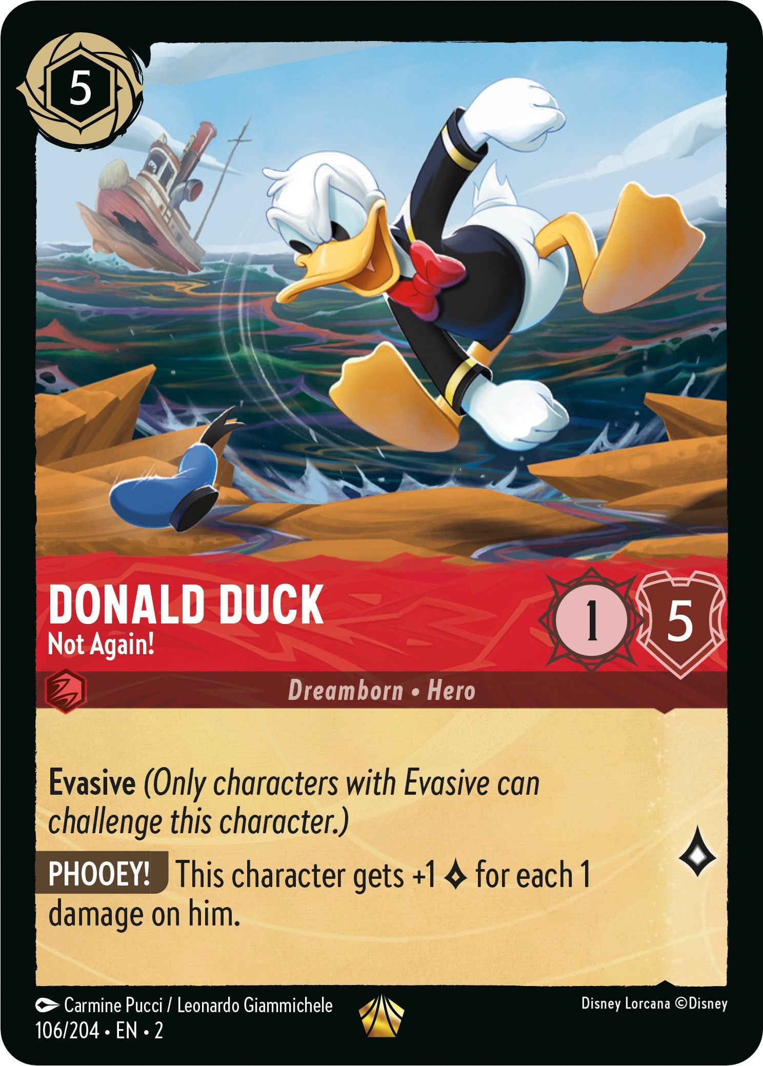 Image of Donald Duck - Not Again! (106/204) [Rise of the Floodborn]