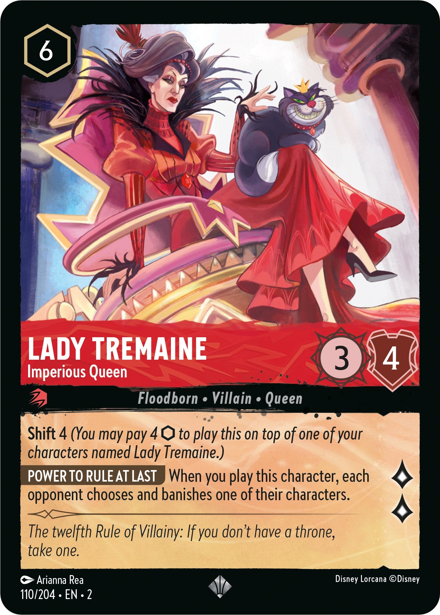 Image of Lady Tremaine - Imperious Queen (110/204) [Rise of the Floodborn]