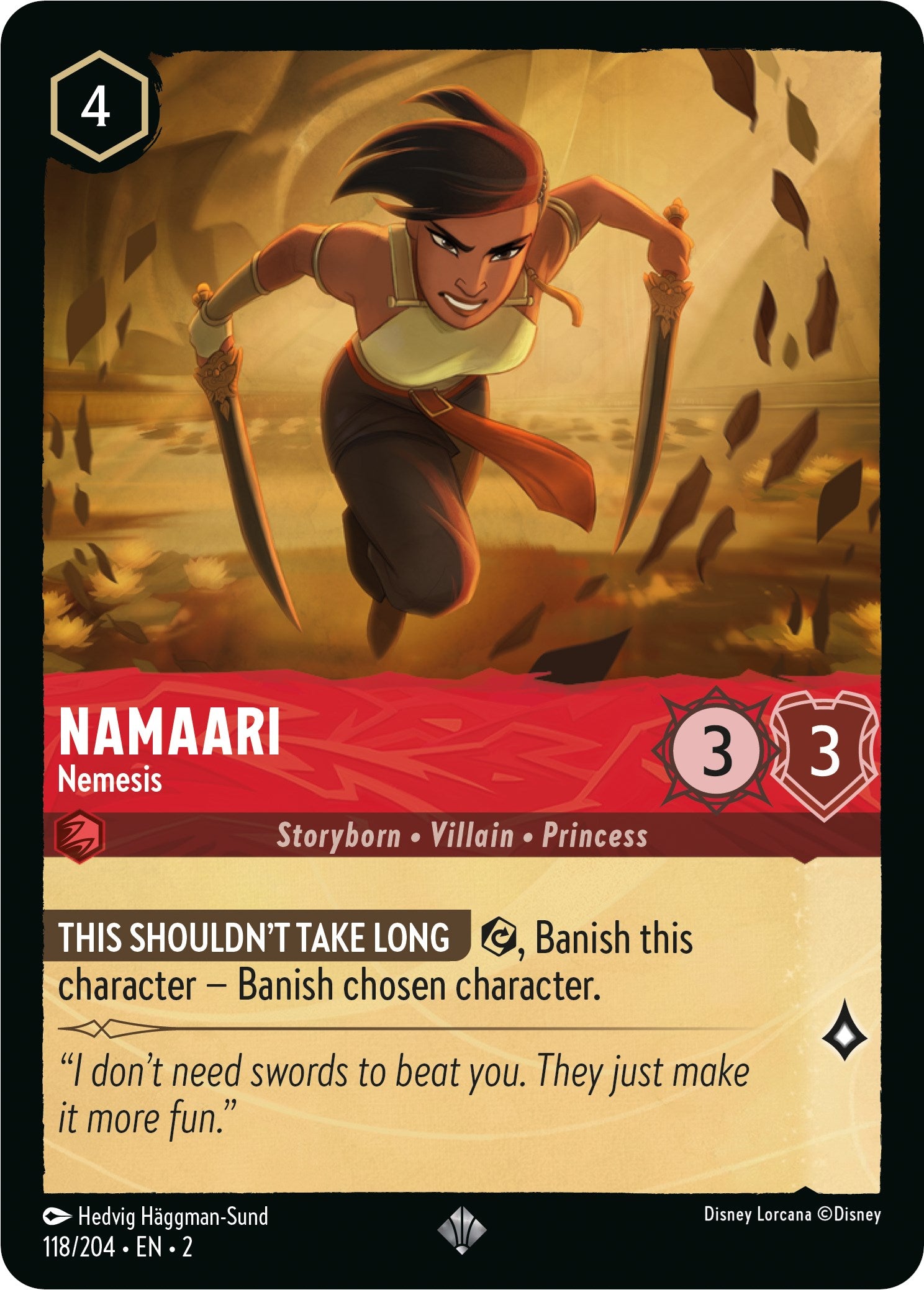 Image of Namaari - Nemesis (118/204) [Rise of the Floodborn]