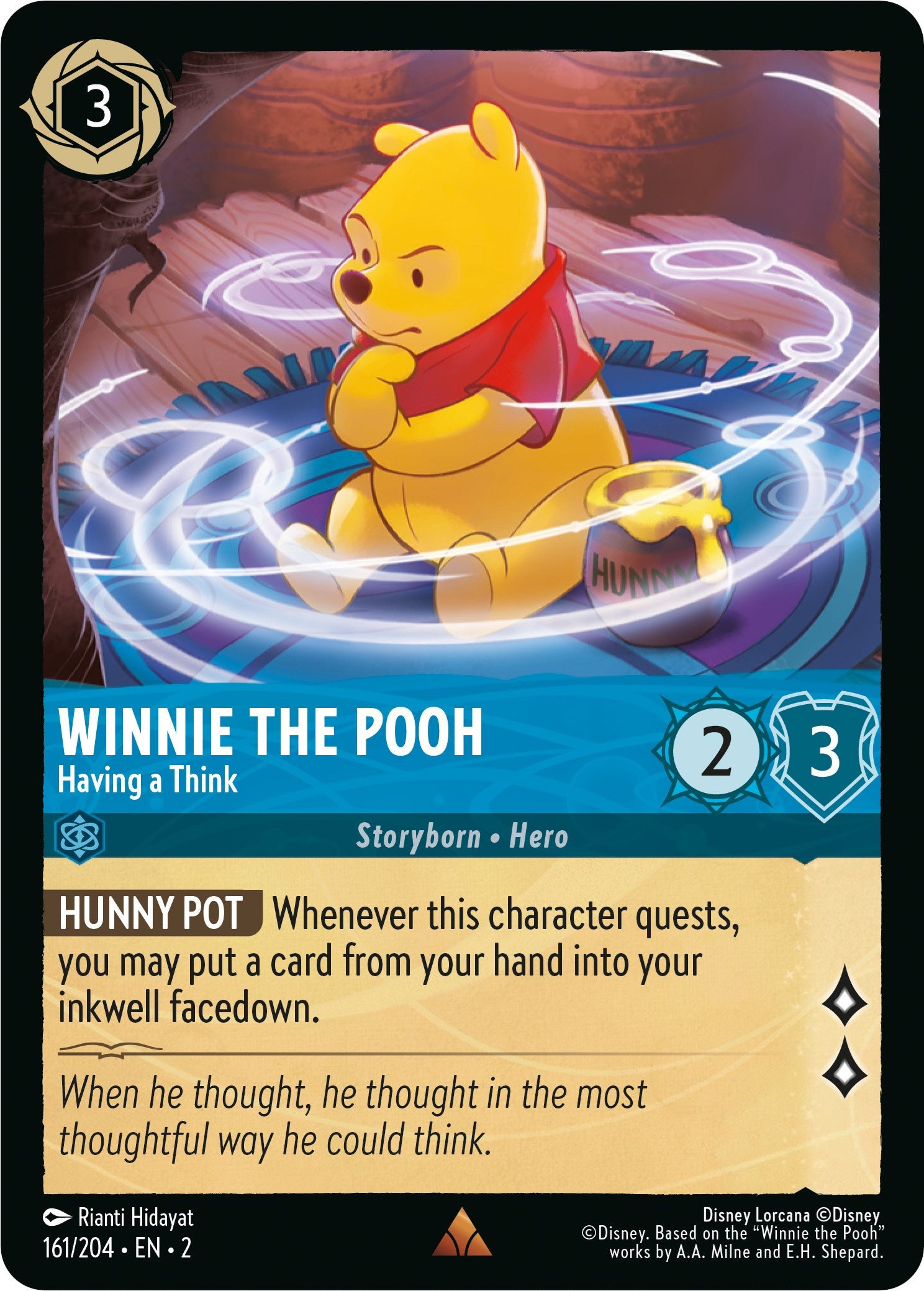 Image of Winnie the Pooh - Having a Think (161/204) [Rise of the Floodborn]