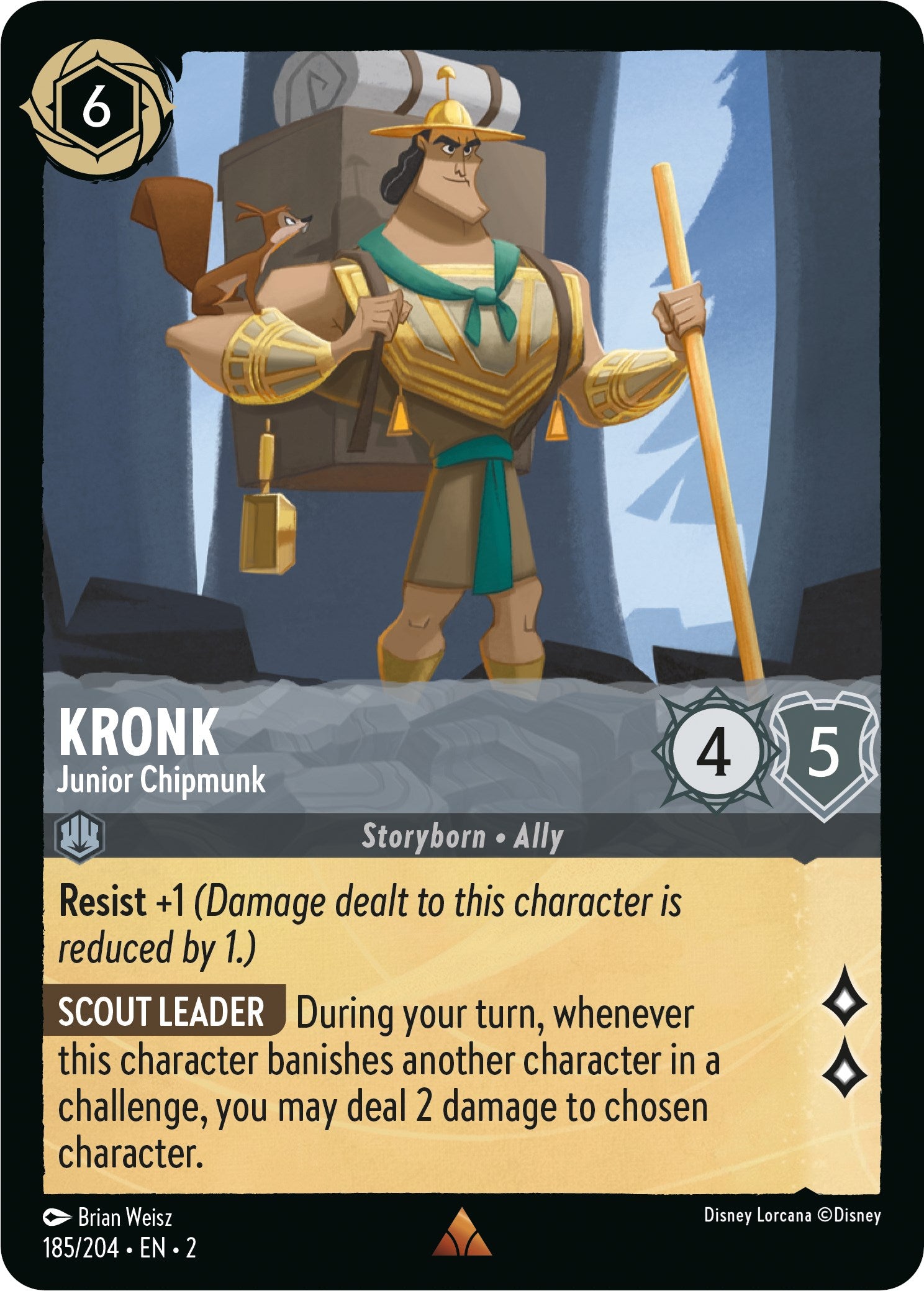 Image of Kronk - Junior Chipmunk (185/204) [Rise of the Floodborn]