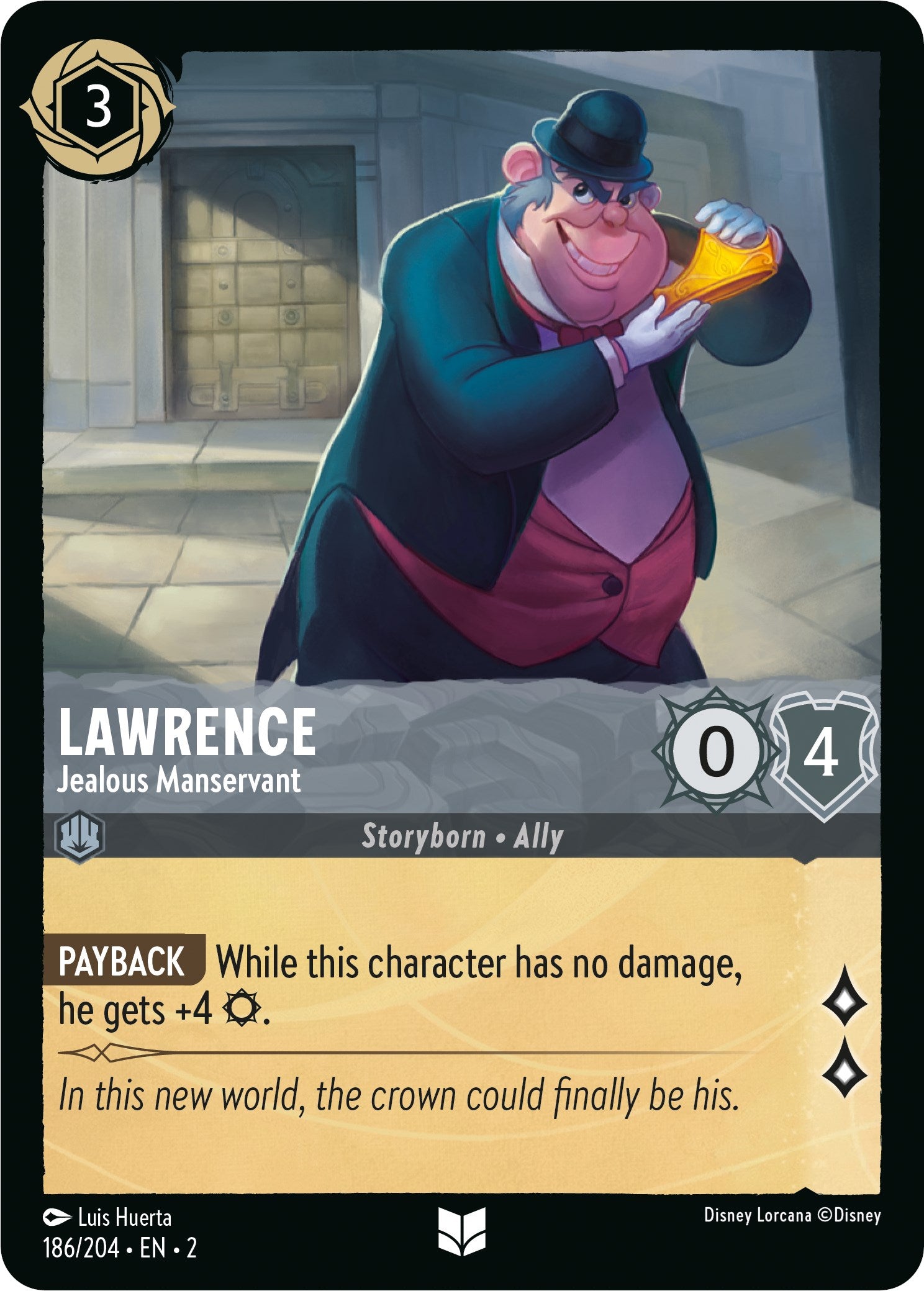 Image of Lawrence - Jealous Manservant (186/204) [Rise of the Floodborn]