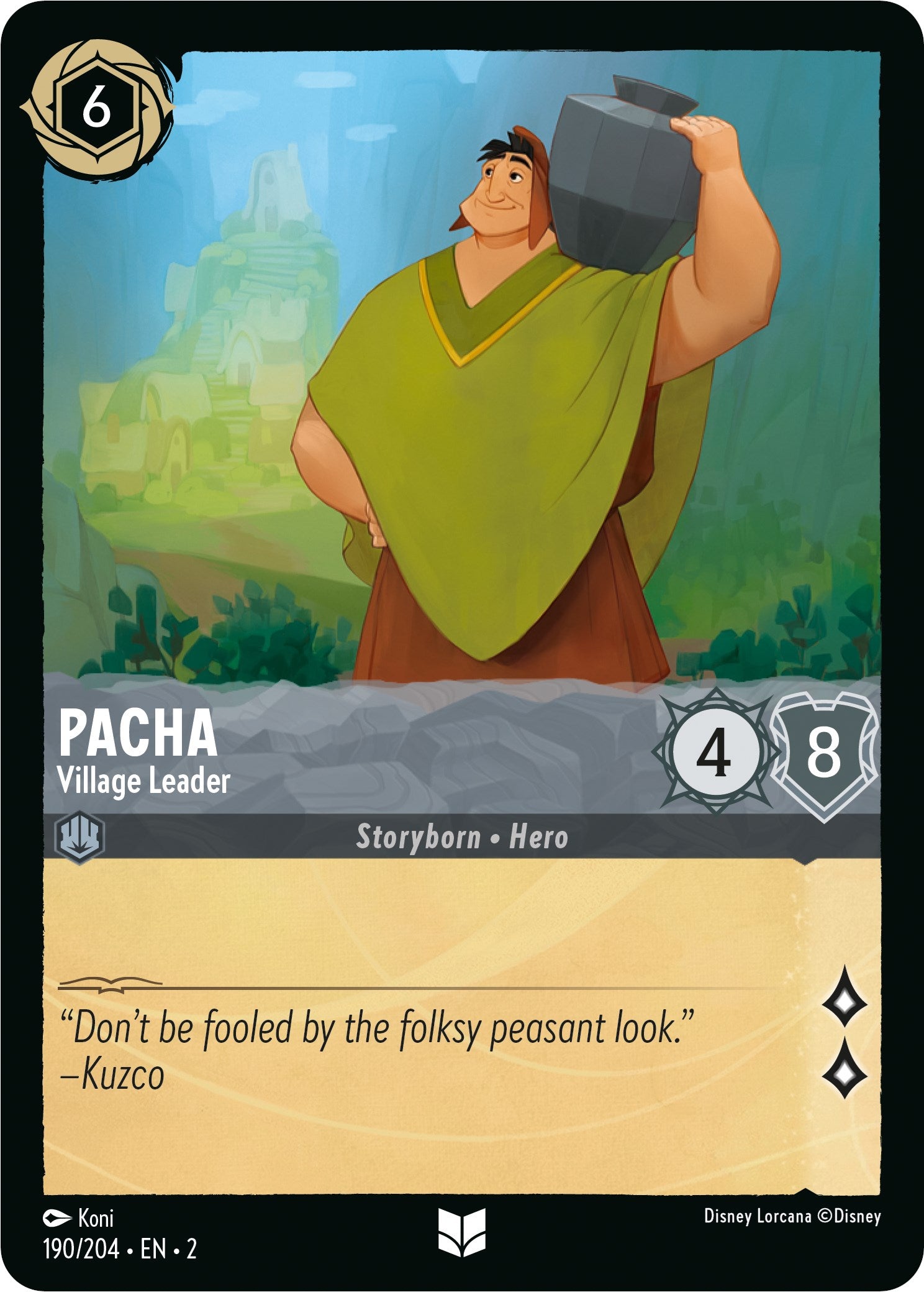 Image of Pacha - Village Leader (190/204) [Rise of the Floodborn]
