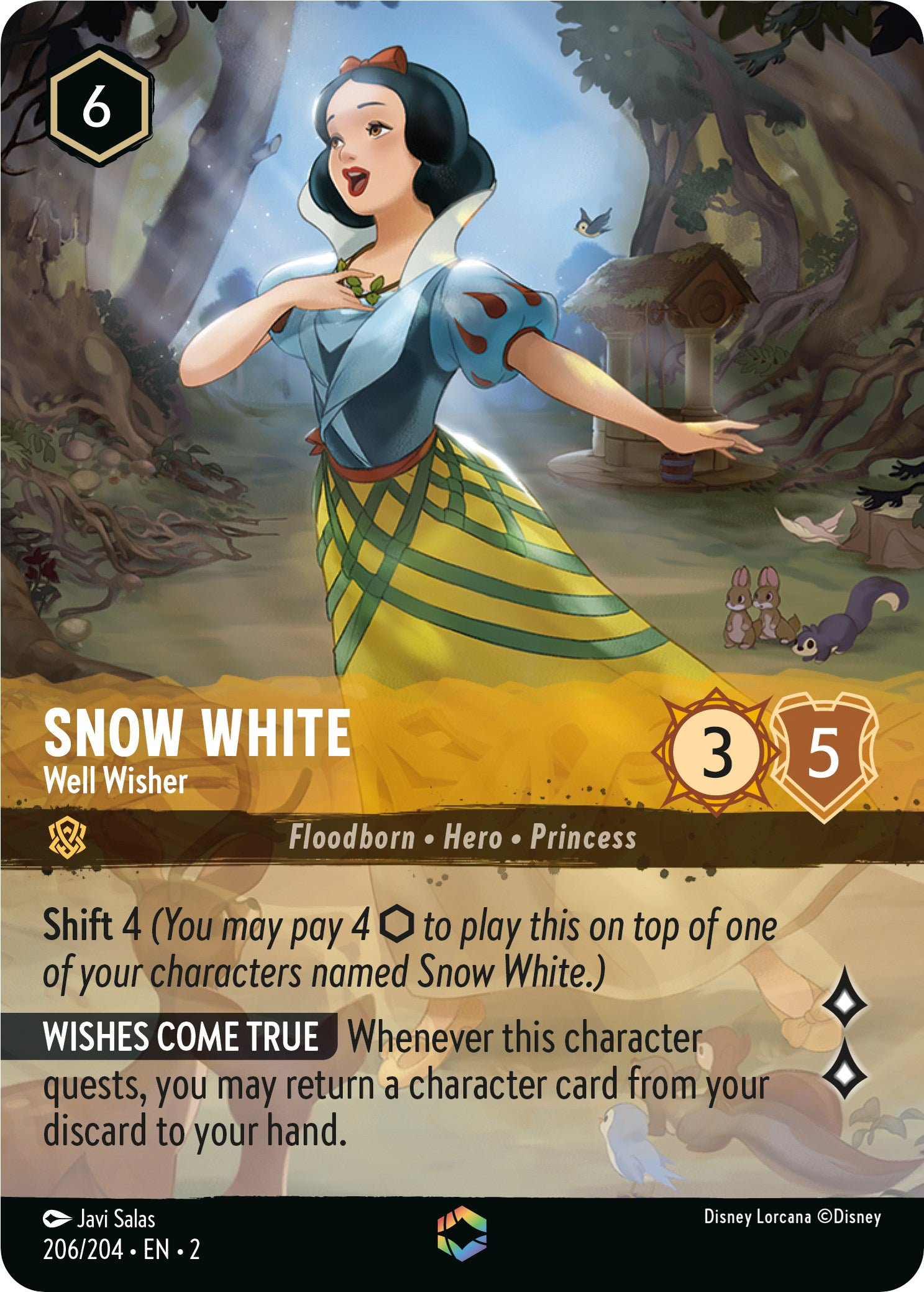 Image of Snow White - Well Wisher (Enchanted) (206/204) [Rise of the Floodborn]