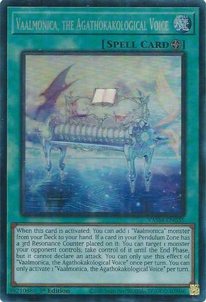Image of Vaalmonica, the Agathokakological Voice (CR) [VASM-EN035] Collector's Rare