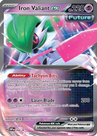 Image of Iron Valiant ex (068) [Scarlet & Violet: Black Star Promos]