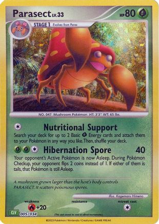 Image of Parasect [Trading Card Game Classic]