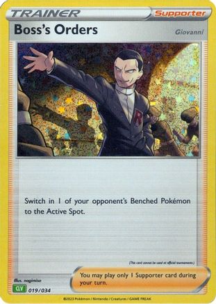 Image of Boss's Orders (CLV) [Trading Card Game Classic]