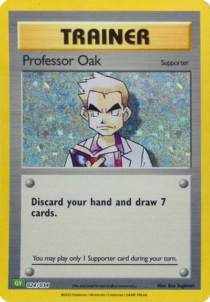 Image of Professor Oak (CLV) [Trading Card Game Classic]