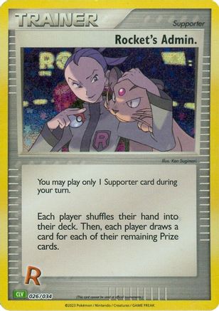 Image of Rocket's Admin. (CLV) [Trading Card Game Classic]
