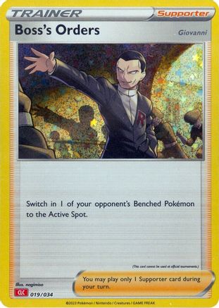 Image of Boss's Orders (CLC) [Trading Card Game Classic]