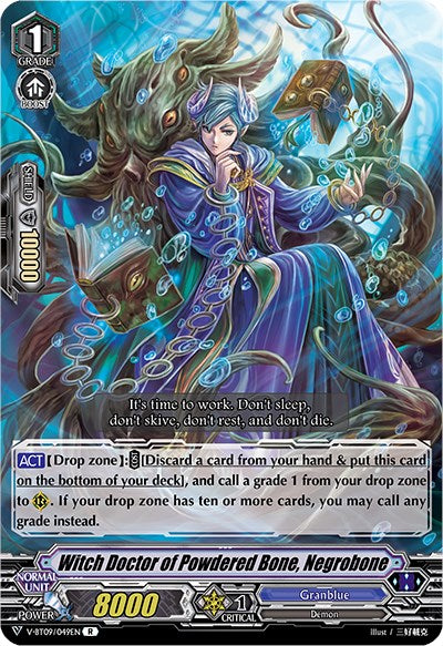 Image of Witch Doctor of Powdered Bone, Negrobone (V-BT09/049EN) [Butterfly d'Moonlight]