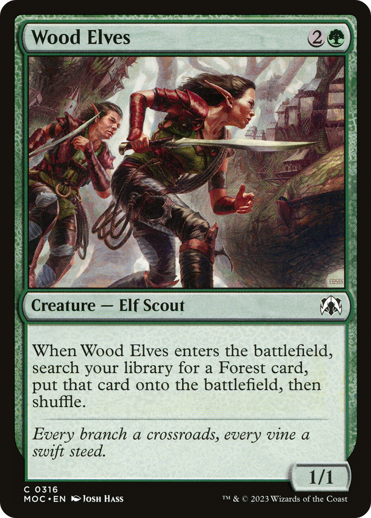 Image of Wood Elves [March of the Machine Commander]