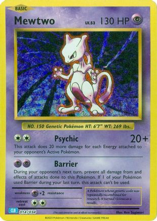 Image of Mewtwo [Trading Card Game Classic]