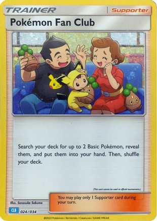 Image of Pokemon Fan Club (CLB) [Trading Card Game Classic]