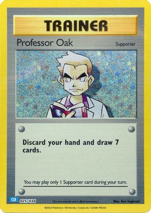 Image of Professor Oak (CLB) [Trading Card Game Classic]