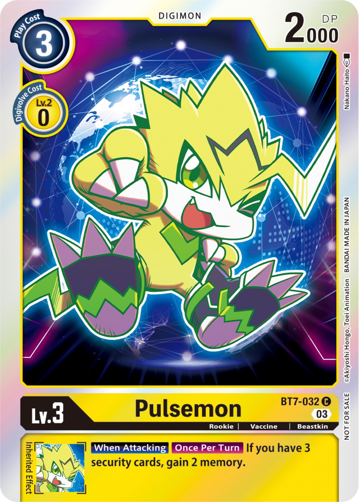 Image of Pulsemon [BT7-032] (Official Tournament Pack Vol.11) [Next Adventure]