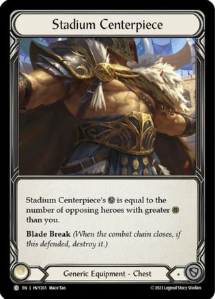Image of Stadium Centerpiece [HVY203] (Heavy Hitters)  Cold Foil