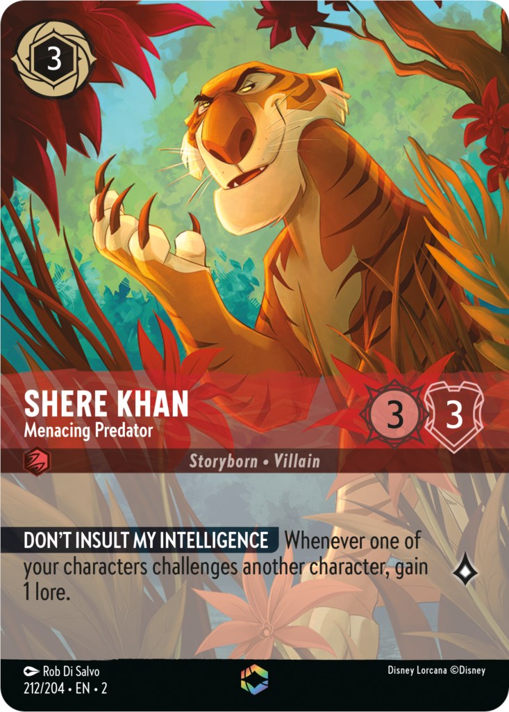 Image of Shere Khan - Menacing Predator (Enchanted) (212/204) [Rise of the Floodborn]