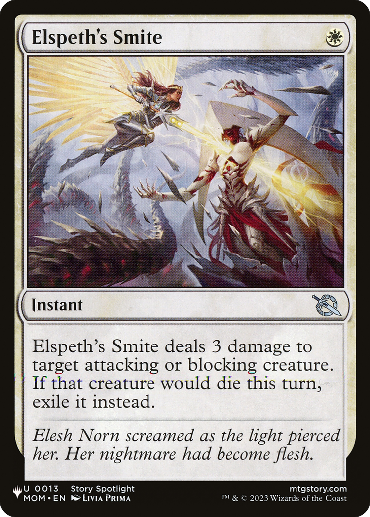 Image of Elspeth's Smite [The List]