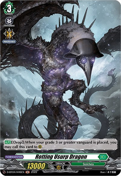 Image of Rotting Usurp Dragon (D-BT04/H46EN) [Awakening of Chakrabarthi]