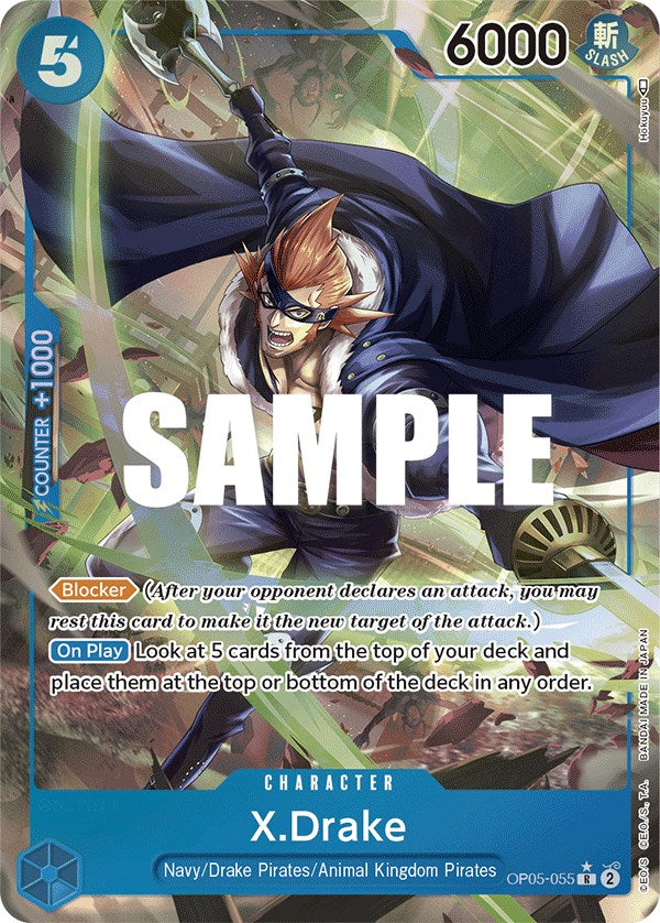Image of X.Drake (Alternate Art) [Awakening of the New Era]