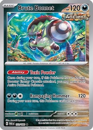 Image of Brute Bonnet (123/182) (Cosmos Holo) [Scarlet & Violet: Paradox Rift]