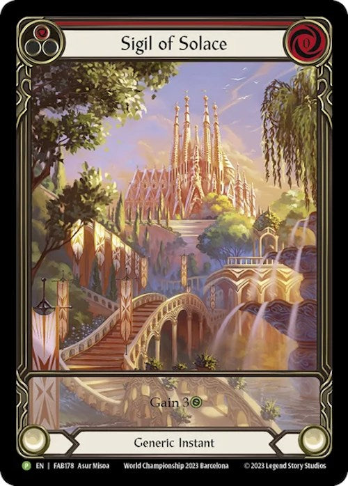 Image of Sigil of Solace [FAB178] (Promo)  Rainbow Foil