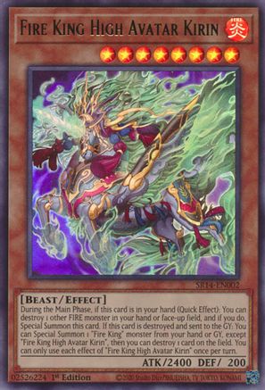 Image of Fire King High Avatar Kirin [SR14-EN002] Ultra Rare