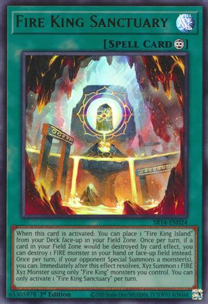 Image of Fire King Sanctuary [SR14-EN024] Ultra Rare