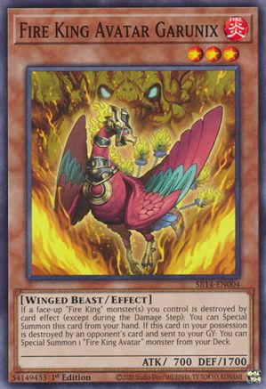 Image of Fire King Avatar Garunix [SR14-EN004] Common