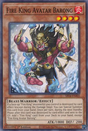 Image of Fire King Avatar Barong [SR14-EN005] Common