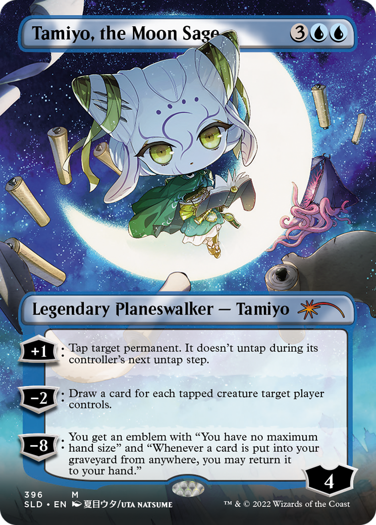 Image of Tamiyo, the Moon Sage (Borderless) [Secret Lair Drop Series]