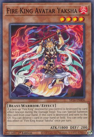 Image of Fire King Avatar Yaksha [SR14-EN006] Common