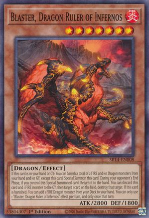 Image of Blaster, Dragon Ruler of Infernos [SR14-EN008] Common