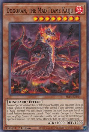 Image of Dogoran, the Mad Flame Kaiju [SR14-EN014] Common