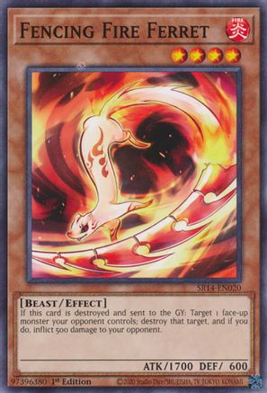 Image of Fencing Fire Ferret [SR14-EN020] Common