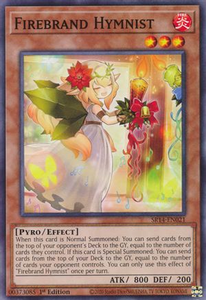 Image of Firebrand Hymnist [SR14-EN021] Common