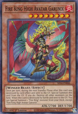 Image of Fire King High Avatar Garunix [SR14-EN046] Common