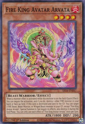 Image of Fire King Avatar Arvata [SR14-EN047] Common