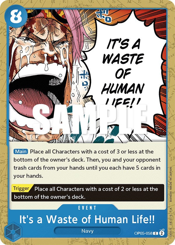 Image of It's a Waste of Human Life!! [Awakening of the New Era]
