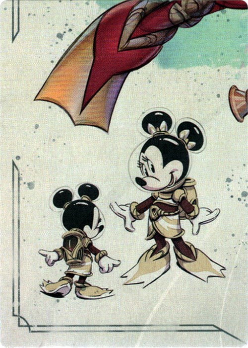 Image of Minnie Mouse - Wide-Eyed Diver Puzzle Insert (Bottom Left) [Rise of the Floodborn]