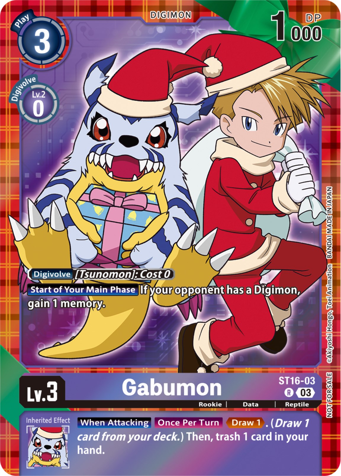 Image of Gabumon [ST16-03] (Winter Holiday 2023) [Starter Deck: Wolf of Friendship]