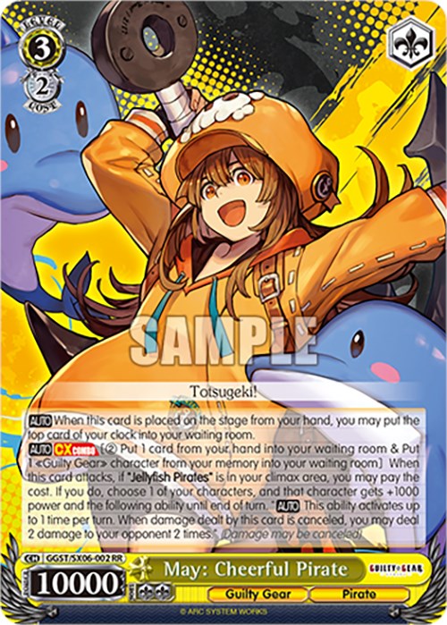 Image of May: Cheerful Pirate (GGST/SX06-002 RR) [Guilty Gear -Strive-]