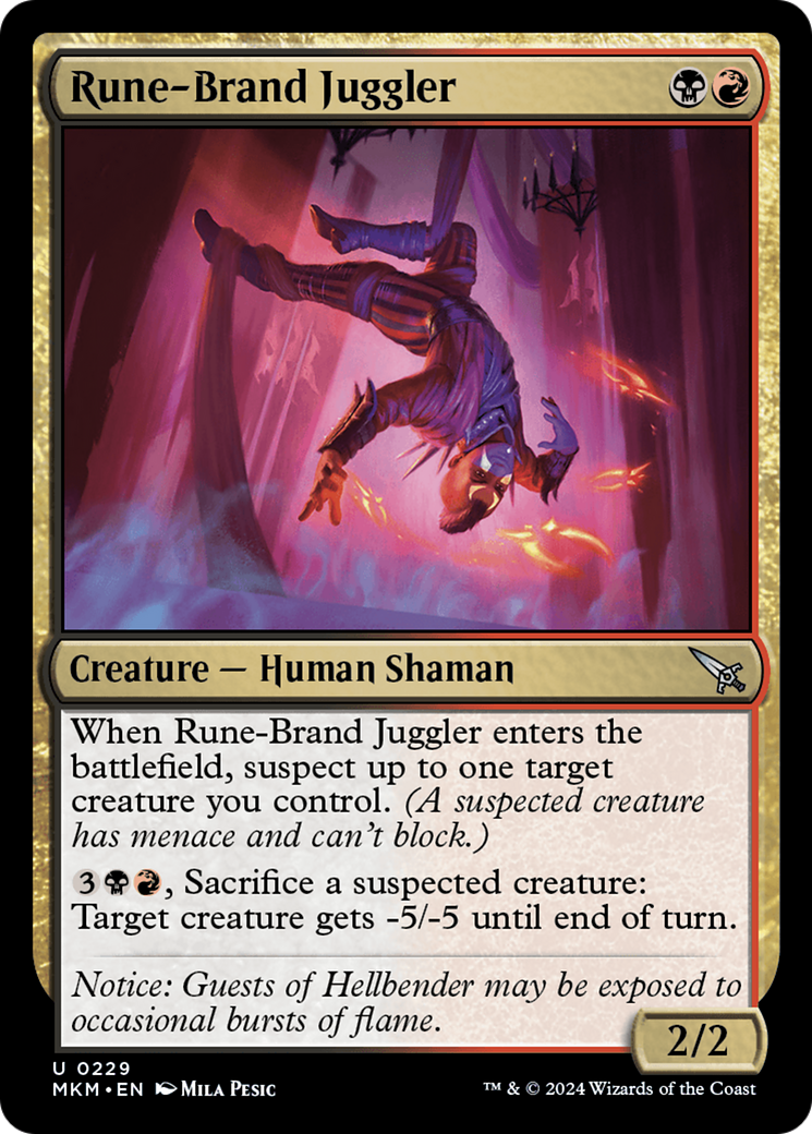 Image of Rune-Brand Juggler [Murders at Karlov Manor]
