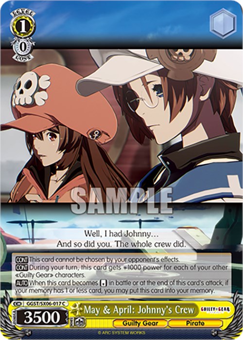 Image of May & April: Johnny's Crew (GGST/SX06-017 C) [Guilty Gear -Strive-]