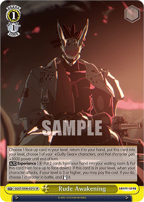 Image of Rude Awakening (GGST/SX06-021S SR) [Guilty Gear -Strive-]