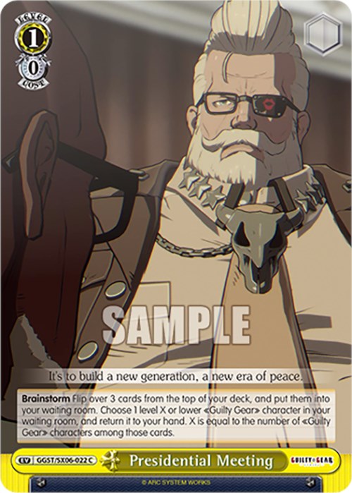Image of Presidential Meeting (GGST/SX06-022 C) [Guilty Gear -Strive-]